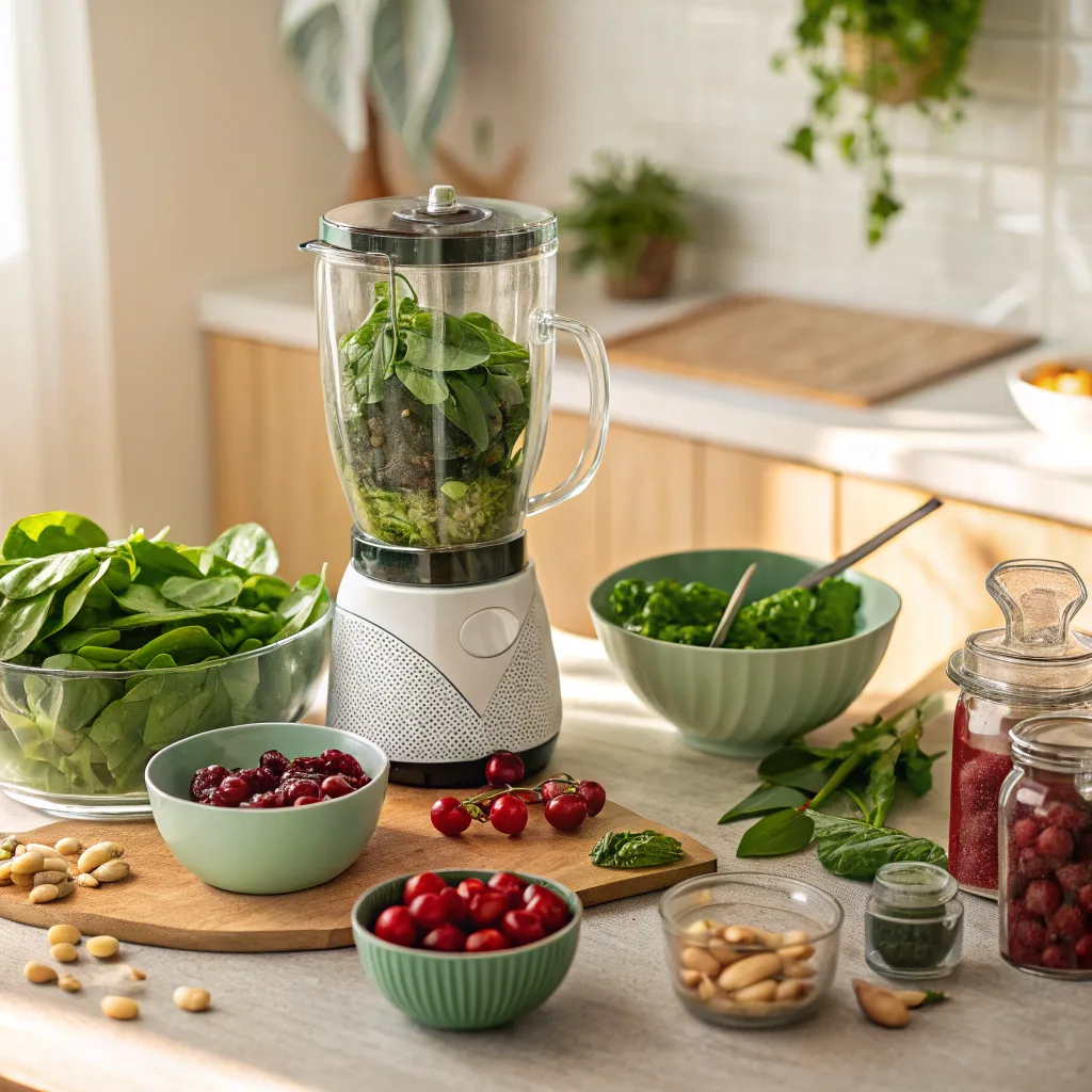 Cherry‑Spinach Anti‑Inflammatory Smoothie: A Powerful Daily Ritual Cherry‑Spinach Anti‑Inflammatory Smoothie Adding Cherries and Spinach into Blender