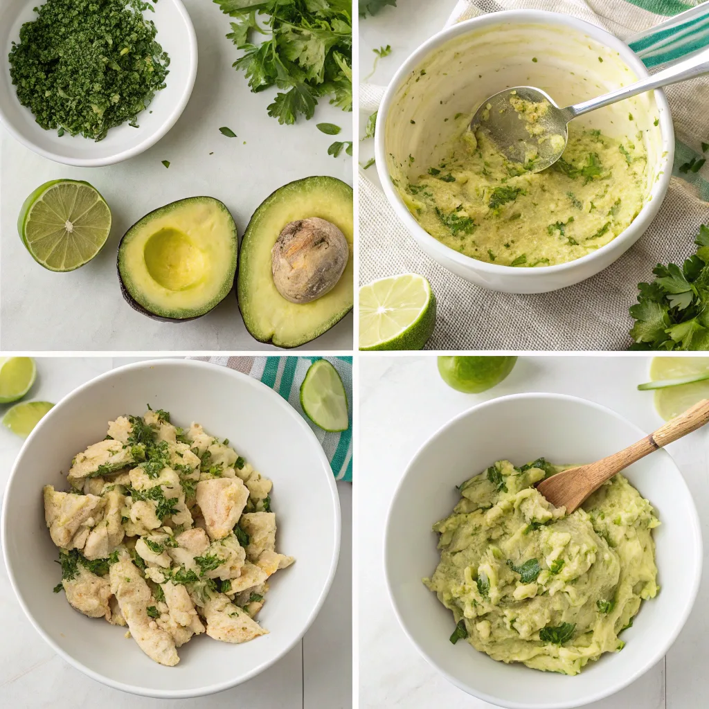 Avocado Chicken Salad Bowl – A Creamy, Nourishing Twist on Classic Chicken Salad Avocado chicken salad bowl How to make avocado chicken salad bowl step by step